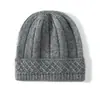 Chapéu de Cashmere Quente e Espesso, Chapéu de Lã de Inverno, Chapéu para Frio, Chapéu Baotou com Proteção para Orelhas, Chapéu de Tricô para Ciclismo ao Ar Livre
