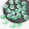 20 Piezas de Vidrio de 18 mm tamaño pequeño Tridimensional Redondo Hoja de Loto diy Horquilla Antigua Horquilla de Jade Hoja de Flor Loto Paso Material