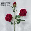 Rosas de Terciopelo Simuladas para Decoraciones de Boda, Flores Artificiales para Arreglos de Boda con Rosas Transfronterizos, Flores Artificiales al por Mayor para el Día de San Valentín