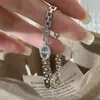 Pulsera de Correa de Reloj de Plata de Ley S925 Incrustada con Diamantes, Lujo Ligero, Sensación de Alta Gama, Diseño de Nicho, Ajustable, Regalo del Día de la Madre