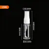 Botella rociadora permitida en aviones, botella dispensadora portátil tipo prensa 100ml botella rociadora transparente para maquillaje y perfume
