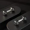 Mancuernas hexagonales recubiertas de PVC para entrenamientos caseros de hombres, resistentes al desgaste, resistentes a la presión, sin olor, sólidas, certificadas por BSCI