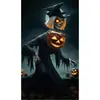 Cortina de Puerta de Halloween de Terror para Nuevo Producto Transfronterizo, Paño para Ventana, Atmósfera del Día de Muertos, Decoración para Fiesta de Terror, Accesorios, Bandera, Personalización