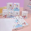 Pañuelo de Tela con Dibujo de Gato de Dibujos Animados Pañuelo de Papel Portátil Paquete Pequeño Pañuelo de Tela Pañuelo de Tela Pañuelo Específico para Estudiantes