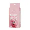Toallitas Húmedas Guanbao Oso Rosa Mini Portátiles Desechables Paquete Pequeño para Higiene Bucal, Refrescamiento Infantil y Uso en Movimiento