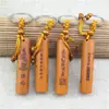 Série Personalizada de Artefatos Taoístas Machado de Madeira de Pessegueiro Espada de Madeira de Pessegueiro Chaveiro de Madeira de Pessegueiro Run Jianghu Artesanato Quente de Madeira de Pessegueiro