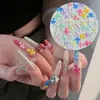 Acessórios Coloridos Cruzados para Nail Art Tendência Macaron Ins Acessórios para Unhas Hot Girl