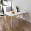 Mesa de Comedor Moderna Sencilla para Uso Doméstico, Adecuada para Apartamentos Pequeños, Mesa de Comedor para 4-6 Personas, Juego de Mesa y Sillas de Comedor para Sala de Estar, Mesa de Comedor Rectangular