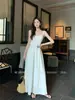 Oferta especial: Sin Devoluciones ni CambiosVestido Camisola de Lino Francés Tencel de Verano (con cinturón) 88582