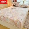 Nanjiren Terciopelo de Copo de Nieve Terciopelo de Doble Cara Cubierta de Cama Pieza Única Invierno Espesa Cubierta de Cama Cubierta Completa Sábana Protectora de Colchón