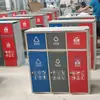 Lixeira de Classificação para Uso Externo em Aço Inoxidável Caixa de Cascas Fabricante Fornecimento Direto no Local Lixeira para Aeroporto Estação Venda por Atacado