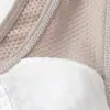 Roupa íntima para mãe, Sutiã feminino fino com fecho frontal sem bojo, para mulheres de meia-idade e idosas, Sutiã estilo regata sem aro de tamanho grande