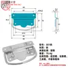 AW Amwang caja de equipo para puerta de armario colmena de miel 301-302-303 acero inoxidable/hierro-manija dividida accesorios de soporte