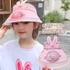 Sombrero para Niña Sombrero de Sol de Verano para Niña Sombrero de Abanico para Bebé Sombrero de Sol para Niña Sombrero de Sol con Parte Superior Abierta Sombrero de Sol con Ala Ancha
