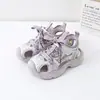 Sandálias Infantis Tamanho 28-32, Biqueira Fechada Anti-Pancada Estilo Coreano Sapatos de Praia Infantis, Sapatos Infantis de Fivela Rotativa Pequenos e Médios 6207