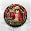 Insignia de Metal de Hoja de Lata Pin Accesorios Luffy Ace Sabo Barba Blanca Luffy Regalo de Negocios