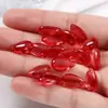 Colgante de Gota de Agua Verde Esmeralda Gota de Agua Redonda Gota de Agua Plana Accesorios para Joyería DIY Agujero para Colgante Material de Estilo Antiguo con Agujero Cuentas Sueltas