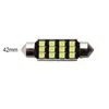 Luz LED de coche decodificadora de doble punta Canbus 39MM 41MM 2835 12SMD luz de techo luz de matrícula