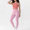 Nuevo Conjunto de Ropa de Yoga Estilo Europeo y Americano, Ropa Deportiva Ajustada de Secado Rápido, Hermoso Chaleco Espalda Descubierta, Pantalones Largos, Conjunto de Dos Piezas para Fitness