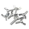 Tornillo mariposa galvanizado de hierro/perno mariposa/tornillo de garra de lingote/tornillo de mano M4M5M6M8M10