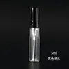 Botella dispensadora de perfume de 2/3/5/10 ml, Botella pulverizadora de vidrio, Botella pulverizadora de niebla fina para hidratación de viaje portátil, Suministro directo del fabricante