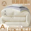 Colcha de gasa de doble capa, engrosada para abrigar, adecuada para todas las estaciones, colcha de núcleo para primavera y otoño, colcha para aire acondicionado, colcha de algodón individual para dormitorios de estudiantes