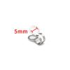 Hebilla de Hueso con Cuentas de Acero Inoxidable Hebilla de Cadena de Cuentas Accesorios de Joyería Cadena para Teléfono Móvil DIY Cadena para Pantalones Cadena para Bolsos Hebilla de Conexión de Moda Personalizada