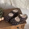 Zapatos de Algodón Gruesos con Suela Gruesa, Lunares Vintage, Felpa para Mujer 2026 Nuevo Otoño/Invierno, Aumentan Altura, Combinan con Faldas, Zapatos Mary Jane
