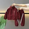 6123 Conjunto Otoñal Moderno y Elegante para Niños 2026 Nueva Chaqueta Cortavientos Infantil Conjunto Deportivo de Dos Piezas para Bebé