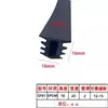 Tira de Goma Impermeable y a Prueba de Polvo para Espacios de Paneles Fotovoltaicos en Forma de T EPDM Tira de Sellado Solar Fabricante Venta al por Mayor