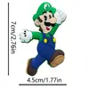 Imanes de Nevera Serie Mario Lindo de Dibujos Animados Pegatinas Magnéticas Suaves Decoración de Puerta Pegatinas de Pared Accesorios de Cojín Anticolisión para Puerta