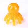 Pente de Massagem Rosa em Forma de Polvo para Massagem Meridiana do Couro Cabeludo, Portátil de Dentes Largos para Terapia Gua Sha do Couro Cabeludo