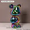 Urso Coração Cerâmico Fofo Criativo Boneca Urso Violento Enfeites Cofre Sala de Estar Gabinete de Vinho Decoração de Mesa para Casa