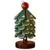 Alfombrilla Aislante Térmico para Árbol de Navidad, Decoración Creativa para Mesa de Comedor en Casa, Salvamanteles de Madera Maciza Anti-quemaduras, Posavasos y Salvamanteles de Alta Estética