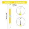Kit de Reparo Estético com Resina Dental Ferramentas Estéticas Faca para Resina Acabador 7 Peças