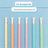 Lápis de letras a laser ao vivo HB Macaron Cor Fibra Óptica UV Caneta de Escrita Universal Triângulo Cor Rod Poplar Factory
