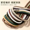 Atacado do fabricante: cordões redondos grossos, simples e versáteis para calças, disponíveis em uma variedade de cores, incluindo tons suaves, adequados para calças de moletom e moletons