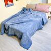 Capa de cama de veludo para bebê espessa com borda larga, algodão lavado, acolchoada dupla face, cobertor multifuncional, tatame, lençol de cama acolchoado antiderrapante