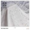 En stock Satén Crepe Droplet Jacquard Ligero Transpirable De Alto Rendimiento Microtransparente Tejido Hanfu para Mujer Tejido de Gasa
