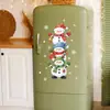 Fun-f1256 Muñeco de Nieve Navideño Jenga Copo de Nieve Ventana de Vidrio de Balcón Decoración del Hogar Pegatina de Ventana Autoadhesiva UV