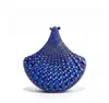 Bolsa de Festa Transfronteiriça Única Cravejada de Diamantes Pronta para Envio, Bolsa de Diamante com Caixa Rígida de Metal Vazado, Vestido de Banquete de Comércio Exterior