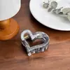 Pinza para el Cabello Grande con Patrón de Mármol de Gama Alta, Material de PC, Pasador Anticaída, Peinado Recogido en la Parte Trasera de la Cabeza, Moderno Accesorio para el Cabello de Pinza Tiburón