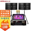 Reproductor de karaoke Qisheng Family KTV, equipo de audio, máquina todo en uno, karaoke para sala de estar en casa, consola de karaoke, cine en casa