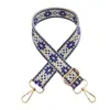 Nueva Bolsa Jacquard Flor de Hielo Colorida con Correa Ancha para el Hombro Accesorios Decorativos Correa para el Hombro Cruzada Correa Larga Engrosada
