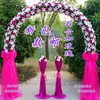 Arco de Flores de Seda Puerta de Flores Completa Puerta de Flores para Boda Evento de Celebración de Apertura de Tienda Nuevo Arco de Flores Soporte para Flores Accesorios de Flores para Boda