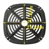 Accesorios para Freidora de Aire Plato Separador de Aceite Parrilla Separadora de Aceite Rejilla Filtro de Aceite Separador Lámina para Cocinar al Vapor Juego de Bandejas para Hornear Base de Silicona Rejilla