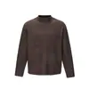 Yidao Vintage Otoño 2026 Nueva Colección: Suéter de Punto Retro Estilo Old Money con Cuello Alto, Suéter Pulóver de Color Sólido Unisex