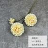 Novo 3-garfo escuro fragrância buquê artificial casamento auditório arranjo flor estrada chumbo flor layout cenário comercial paisagem flor decorativa