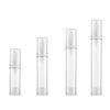 Botella de vacío con pulverizador transparente de 5 ml, spray de protección solar para perfume de 10 ml, botella de prensa para base de maquillaje de 15 ml, botella de vacío para loción.