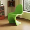 Silla Panton, silla de comedor moderna para el hogar, mesa y sillas de comedor minimalistas nórdicas para restaurante, silla de reunión de diseño moderno de alta gama para hotel